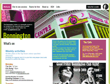 Tablet Screenshot of bonningtoncentre.org.uk